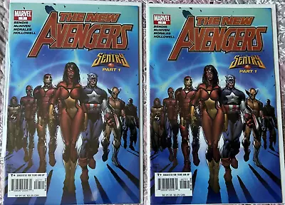 Buy 2x The New Avengers #7, 1st Appearance Of The Illuminati (Marvel 2005) • 10.11£