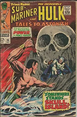 Buy Tales To Astonish #96 ORIGINAL Vintage 1967 Marvel Comics Sub Mariner Hulk • 15.55£