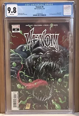 Buy Venom #9 (2019) 1st Print Cgc 9.8 1st Full Appearance Of Dylan Brock • 65£