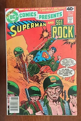 Buy DC Comics Presents Issue 10 Vintage Superman And Sgt. Rock DC Comics 1979 • 19.45£