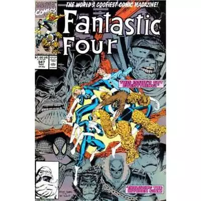 Buy Fantastic Four #347  - 1961 Series Marvel Comics VF+ Full Description Below [c/ • 7.38£