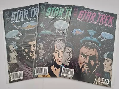 Buy STAR TREK Comic Books, Romulans: Schism, 2009, Issues 1-3, John Byrne, New • 9.99£