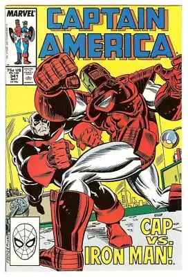 Buy Captain America #341 7.0 // 1st App Battlestar Marvel Comics 1988 • 21.75£