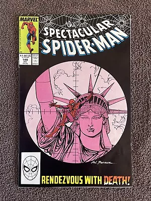 Buy Spectacular SPIDER-MAN #140 (Marvel, 1988) Tombstone & Arranger • 3.84£