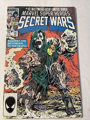 Buy Marvel Super Heroes Secret Wars #10 (1985 Marvel) Doctor Doom Beyonder Avengers  • 11.65£