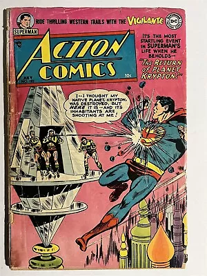 Buy Action Comics #182 Dc Comics 1953 Golden Age Lower Grade • 66.39£