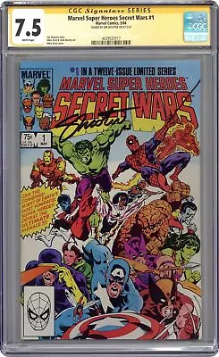 Buy Marvel Super Heroes Secret Wars 1D CGC 7.5 SS Shooter 1984 4429527017 • 139.79£