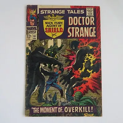 Buy Strange Tales 151 (1966) Nick Fury, Dr Strange Jack Kirby Art Marvel S • 18.64£