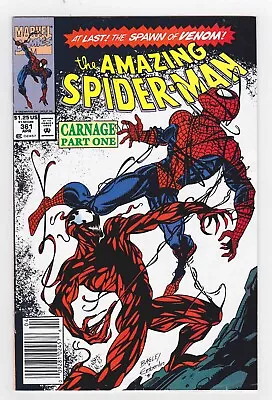 Buy THE AMAZING SPIDER-MAN #361 1992 1st Full Appearance Of Carnage (Cletus Kasady) • 263.26£