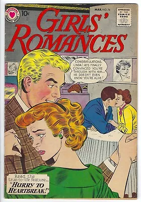 Buy DC Comics Girls' Romances #74 VG/F DC Romance (1961) • 23.30£