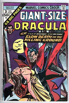 Buy Giant-Size Dracula #3 December 1974 Marvel Comics VeryFine • 19.38£