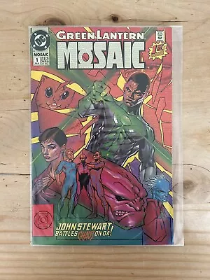 Buy 🔥 Green Lantern Mosaic 1 John Stewart - Variant DC 1992 Rare  • 4.95£