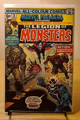 Buy Marvel Premiere #28 - 1972 - 1st Appearance Of The Legion Of Monsters - FN+ • 47.80£