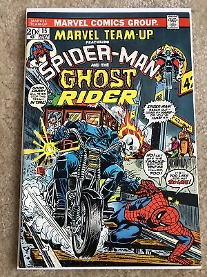 Buy Marvel Team-Up #15 Ghost Rider NOV 1973 High Grade Marvel Comics • 77.65£