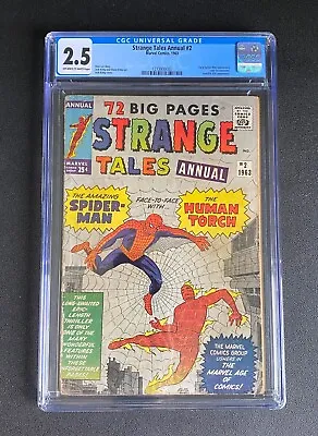Buy Strange Tales Annual #2 CGC 2.5 Marvel 1963 Early Spider-Man Appearance • 201.91£