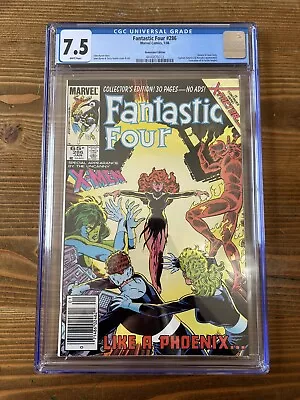 Buy Fantastic Four  #286  CGC  7.5  NM+  White Pages 1/86  Return Of Jean Grey Key! • 38.05£