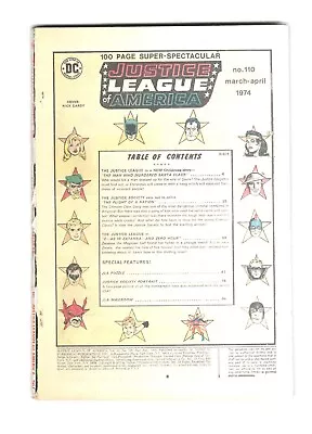 Buy Justice League Of America #110: Dry Cleaned: Pressed: Bagged: Boarded! VG 4.0 • 3.86£