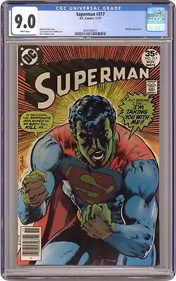 Buy Superman #317 CGC 9.0 1977 4446589001 • 93.19£