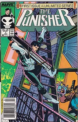 Buy Punisher #1 (Marvel 1987) NEWSSTAND Limited Series • 54.35£
