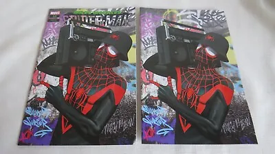 Buy Miles Morales: Spider-man #35 - Mike Mayhew Trade And Virgin Variant Set - Fn+ • 11.96£