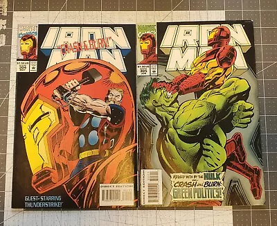 Buy Iron Man #304 And 305 (Marvel, 1994) 1st Hulkbuster Armor VF To NM MCU • 19.44£