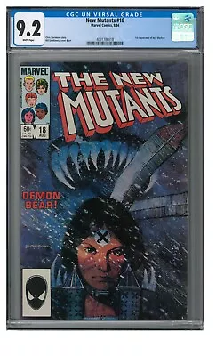 Buy New Mutants #18 (1984, Marvel) 1st Appearance Of New Warlock CGC 9.2  BR120 • 23.26£