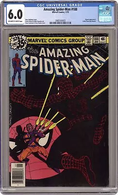 Buy Amazing Spider-Man #188 CGC 6.0 1979 3980164003 • 19.42£
