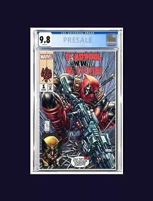 Buy 🔥 Deadpool Wolverine WWIII #1 CGC 9.8 PRESALE Quah SDCC Edition Limited 600 🔥 • 100.95£