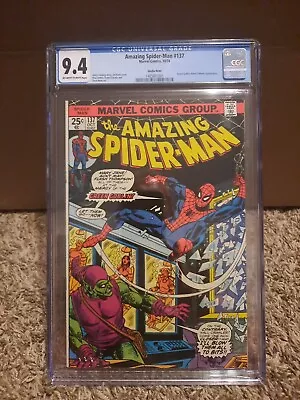 Buy Amazing Spider-Man 137 Cgc 9.4 Suscha News Collection Vs Green Goblin Cover NM • 100.95£