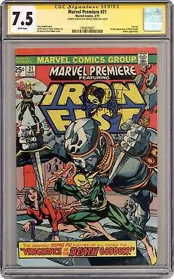 Buy Marvel Premiere #21 CGC 7.5 SS Arvell Jones 1975 1958870007 • 458.20£