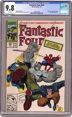 Buy Fantastic Four #348 Adams CGC 9.8 1991 3881756008 • 155.32£