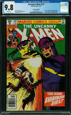 Buy Uncanny X-Men 142 CGC 9.8 NEWSSTAND • 896.98£