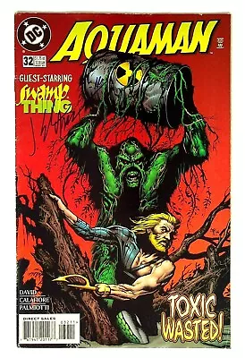 Buy Aquaman #32 Swamp Thing App Signed Jim Calafiore DC Comics 1997 • 9.31£