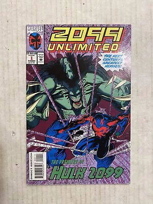 Buy Marvel Comics 2099 Unlimited #1 First Appearance Hulk 2099 Feat. Spider-Man 2099 • 16.97£