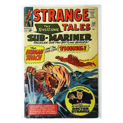 Buy Strange Tales #125  - 1951 Series Marvel Comics VG+ Full Description Below [q' • 52.35£