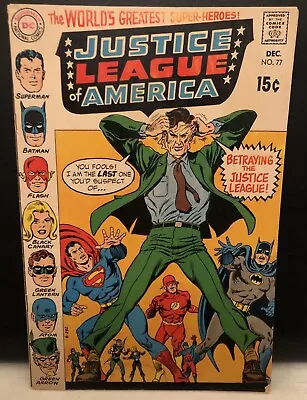 Buy Justice League Of America #77 Comic , Dc Comics Silver Age 4.0 • 11.92£