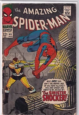 Buy Amazing Spider-Man #46 (Marvel 1967) 1st Appearance Of The Shocker • 108.73£