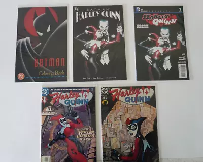 Buy Harley Quinn #1  & #28 Plus Batman Harley Quinn 1st Collection & Coloring Book • 79£
