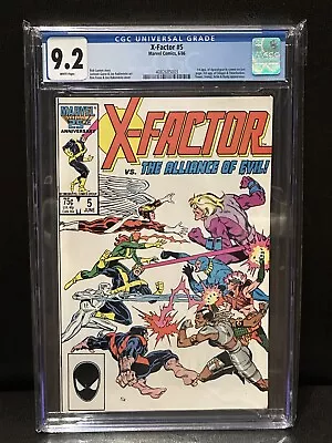 Buy 🔥CGC 9.2 WP - X-FACTOR #5 - 1st Cameo Of APOCALYPSE - MARVEL 1986🔥 • 19.95£