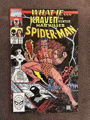 Buy WHAT IF...? #17 (Marvel, 1990) KRAVEN The Hunter Had Killed SPIDER-MAN • 5.40£