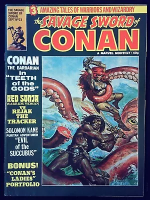 Buy THE SAVAGE SWORD OF CONAN THE BARBARIAN #23 - Back Issue • 5.99£
