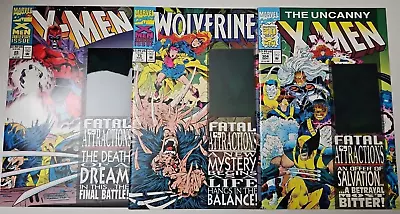 Buy 3 Fatal Attractions: Wolverine 75, X-Men 25, Uncanny X-Men 304 Hologram Covers🔑 • 25.63£