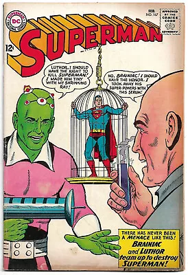 Buy DC Silver Age: Superman #167 (Curt Swan) New Origin Of Brainiac (Lex Luthor) • 31.51£