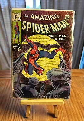 Buy AMAZING SPIDER-MAN #70 G Stan Lee, John Romita. Kingpin Marvel Comics 1969 • 15.52£