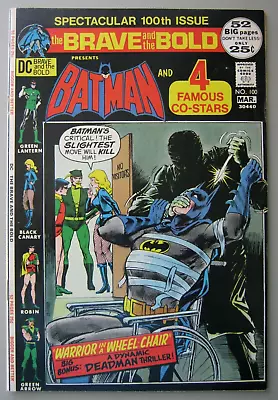 Buy Brave And The Bold #100, F-, DC, 1972, Bob Haney / Jim Aparo /Neal Adams-Deadman • 13.98£