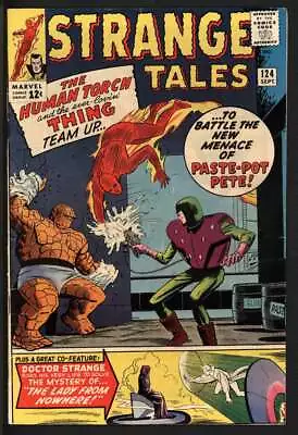 Buy Strange Tales #124 5.0 // Human Torch + Thing Stories Begin Marvel 1964 • 30.29£