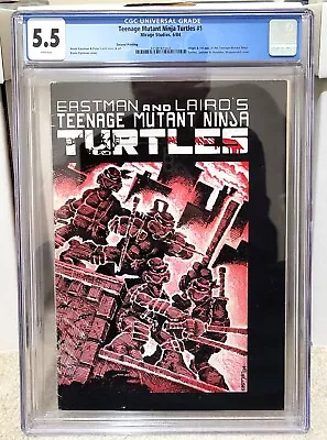 Buy Teenage Mutant Ninja Turtles #1 (1984) CGC 5.5 2nd Print - 1st TMNT Mirage Key • 1,164.87£