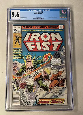 Buy IRON FIST #14 CGC 9.6 NM+ SUPER KEY 1st SABRETOOTH 1977 CLAREMONT BYRNE • 1,906.57£