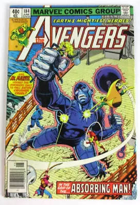 Buy Marvel Comics AVENGERS #184 June 1979!! • 9.28£