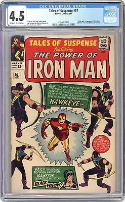 Buy Tales Of Suspense #57 CGC 4.5 1964 4304057002 1st App. Hawkeye • 454.32£